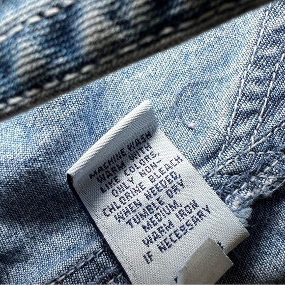 VINTAGE The Perfect Fit CLASSIC Baby Gap Denim Jean Bib Overalls 2 Years - Picture 11 of 11